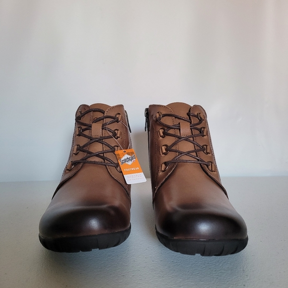 NIB Propet Delaney Brown Ankle Booties - Picture 4 of 8